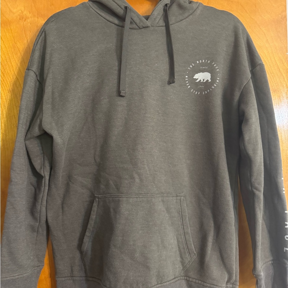 Women’s olive green The North Face Hoodie